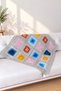 Checked—Hand-Knitted Armchair Blanket, Knee Blanket, and TV Blanket