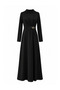 Women's Dress with Buckle Detail and Draped Design, 0604 - 3