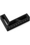 Mini Square Ruler, Pocket Right Angle Square with 10 cm Scale, Woodwork, Models and Drawing, Black