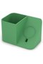 Desk Organiser with Sloped Magnetic Wireless Charger Seat, Office Desk Caddy, Charger Not Included