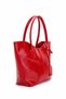 Women's Strappy Faux Leather Hype Clutch Bag, Red - 2