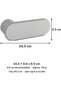 Ribbed Pen Holder with Glasses Tray Desk Organiser, Removable Pen Cup with Oval Sunglasses Tray - 3