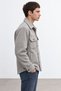Premium Cashmere Fabric Men's Shirt Jacket with Snap-Fastened Clips | MEW3411024-1 - 4