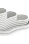 Three Tier Desk Organiser with Matching Tray, Curved Ribbed Pen Holder and Storage for Pens, Pencils - 2