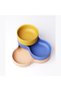 Stackable Desk Tray Set of 3, Ribbed Round, Double and Triple Bowl Organiser Trays for Keys, Rings - 7