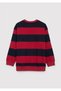Logo Striped Navy Blue Sweatshirt 6S20010-A6609 - 2