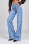 PRE-TREATED TRUE TO SIZE WIDE-LEG DENIM/JEANS - 4