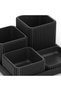 Modular Desk Organiser with 4 Removable Inserts, Scissors, Clips and Office Supplies, 21 x 21 cm - 2