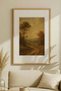 1 VINTAGE PAINTING WITH A "GÜZ YOLU" THEME IN A NATURAL WOOD FRAME - 2