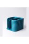 Ribbed Pen Holder with Notebook Slot, Modern Office and Study Desk Tidy, 15.7 cm, White - 5