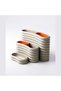 Ribbed Desk Organiser Set of 3 with 2 Removable Inserts, Vanity and Bedside, White - 7