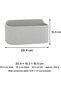 Wall Mounted Shower Caddy with Drain Slots and Wall Connector Plate, Adhesive Strips Not Included - 3
