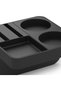 Sofa Tray with 4 Interchangeable Inserts and Cushion Fin, Phone Slot, Divided Tray, 20.3 x 20.3 cm - 2