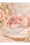 Girls' Floral Print Dress Set with Bolero, Tiara, and Ruffled Ruffles - 4