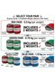Adjustable Ankle and Wrist Weights, Pair Set with Neoprene Exterior, Terrycloth Interior, Adjustable Strap and Reflective Trim, Red 0.5 kg, Green 0.70 kg, Blue 1.10 kg - 6