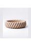 Spiral Ribbed Catchall Bowl, 16 cm Twisted Key Bowl for Entryway, Coins, Desk and Nightstand, White - 5