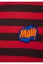 Red Striped T-Shirt with Patch Logo 6620006-A6609 - 3