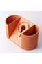 Oval Desk Organiser with Magnetic Wireless Charger Seat, Office Desk Caddy, Charger Not Included - 6