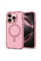 غطاء متوافق مع هاتف Apple iPhone 16 Pro Max، ماركة SparkMag Luxe، لون وردي.