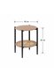 طاولة خدمة مفرد خشب C178S WOOD4545 - 3