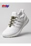 Smart Shoelace with Round Spring Clip Lock - Mottled Khaki