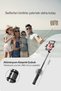Led Lighted Selfie Stick Bluetooth Controlled Wireless Tripod Selfie Monopod Selfie Stick (White) (L) - 4