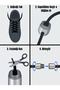 Flat Metal Capsule-Lock Smart Shoelace - Pink - 5