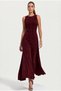 Women's Minimalist Design A-Line Suede Fabric Dress - 2