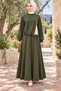 TWO-STRAND SET WITH ZIP DETAIL—KHAKI