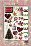 Christmas, New Year's, 4 PAGES, Stickers, Decals, Diary, Planner, Bullet Journal, Scrapbook - 4