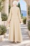 TWO-STRAND SET WITH ZIP DETAIL—BEIGE - 3