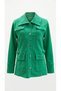 Women's Safari Jacket with Pocket Detail and Snap-Fastened Closures, Long-Sleeved, Collared, and with Collar Detail and Sleeve Details - 5