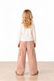 Tiny Stories Gabardine Cargo Pants with Wide-Legged Design - Salmon - 2
