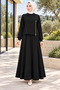 TWO-STRAND SET WITH ZIP DETAIL—BLACK - 2