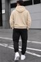 Men's Hooded Sweatshirt and Jogger Pants Set - 2