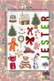 Christmas, New Year's, 4 PAGES, Stickers, Decals, Diary, Planner, Bullet Journal, Scrapbook - 3