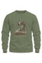 Hunting Hunter Woodland English Setter Woodcock Print Cotton Regular Fit crew neck sweatshirt