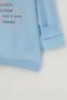 Girls' Sweatshirt with a Friendship Theme and Cute Animal Print, Ages 1.5–5, Light Blue - 4
