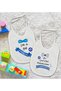 BK Kids Circumcision-Themed 2-Pack White Baby Bibs-1 - 2
