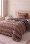 Single-Size, Reversible Welsoft Fleece Duvet | High Quality, Plush Filling, Quilted Stitching | Includes Pillowcase | 155x215 cm - 3