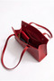 Mira Model Red Women's Shoulder and Clutch Bag with Magnetic Closure - Women's Shoulder Bag - 2
