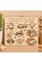 Montessori Find-and-Match Puzzle Educational Toys Matching Wooden Vehicles Puzzle Ages 2–6 Turkish - 2