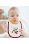 BK Kids Cute Pilot-Printed Red Baby Bib-1 - 2