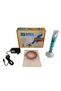 Printing Pen with LCD Screen – Adjustable Speed & Temperature, 1.75 mm PLA Filament, DIY Craft Set, Blue