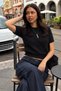 Women's Short-Sleeve Basic Comfort Fit Knit Blouse - 4
