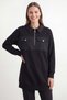 Black - Pocket Detail Zipper Tunic BLACK - 3