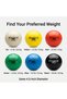 Soft Weighted Exercise Ball, 4.5 Inch Diameter, Flexible PVC Shell, Wipe-Clean Surface for Strength Training, Muscle Toning and Rehabilitation Exercises, Available in 6 Weights - 2