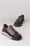 Kmc 6K3975 Genuine Leather Casual Men's Shoes, Brown - 6