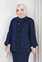 Women's Mercerized Skirted Double Knitwear Suit