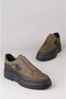 LİBERO L4995 GENUINE LEATHER MEN'S SHOES, KHAKI - 6
